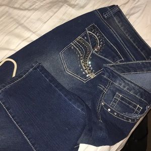 Red River slim leg jeans.